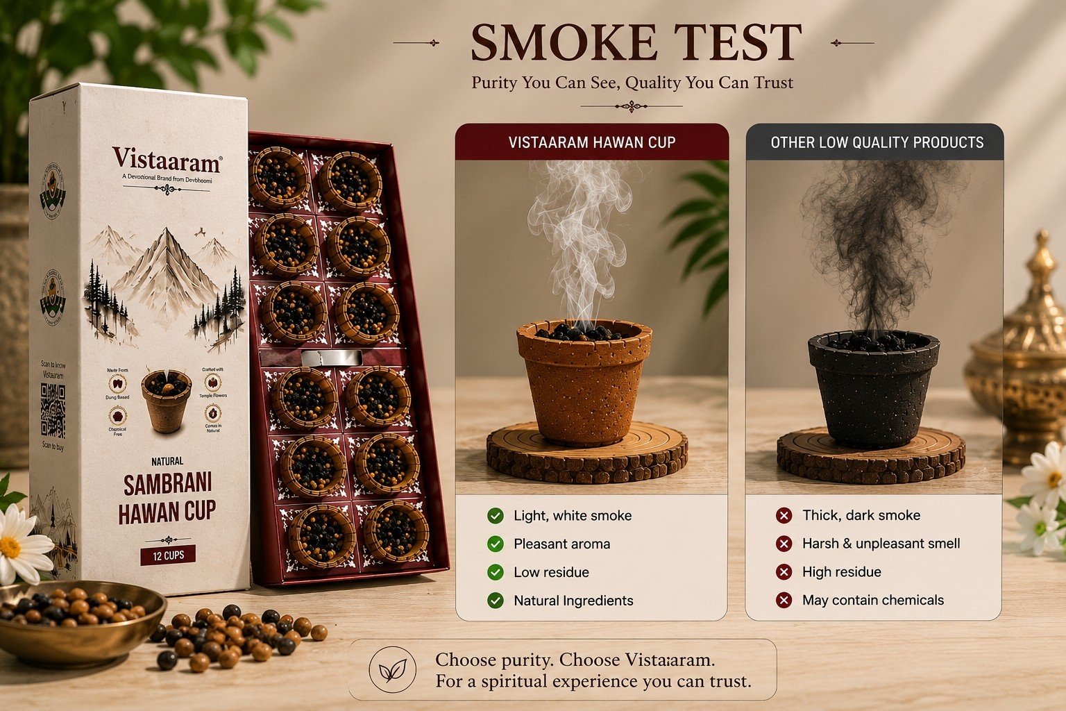 Vistaaram Smoke Test: Pure White Mist vs Toxic Black Charcoal
